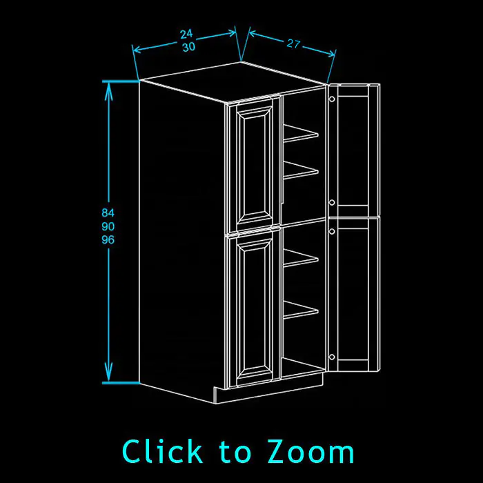 Utility / Pantry Cabinets - 4 Doors