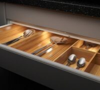 IKEA MITTLED ilum LED para gaveta cozinha com sensor intensidade regulavel branco 76 cm